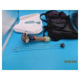 4.5" ArtGlass Smoking Pipe & 7" Tamper