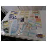 LOT asst Kansas City area Ticket Stubs c2000s