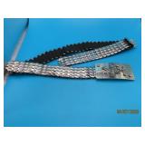 Funky 26" ElasticWaist MCM vtg Buckle Belt womens