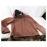 SPYDER mensMED Brown ZipUp midwt Jacket EXC
