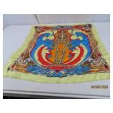 20" Silk Grateful Dead Themed Scarf