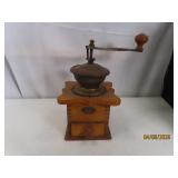 Antique Wooden REWO Vienna 8" Coffee Grinder
