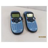 (2) Handheld DYMO LetraTag Label Printers
