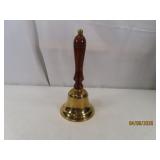 9" WoodHandled Brass Loud Bell 2of2