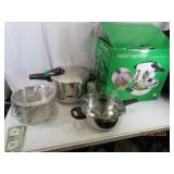 New 5pc RAPID EXPRESS Pressure FAGOR Cooker $100+