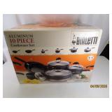 New BIALETTI #249947 10pc NonStick Cookware SET $