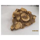 10" Ammonite Type Fossil Deposit Rock Specimen