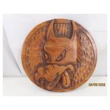 JERRY GARCIA Wolf Custom Carved 11.5" Plaque