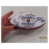 Muti Autographed Mini BRONCOS Football