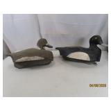 (2) Antique 14" Wooden Primitive Duck Decoys $$