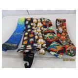 (5) c1970s GARFIELD & Cartoon Neck Ties