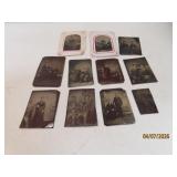(11) Tin Type Metal 1800s 3"ish Photos Pictures