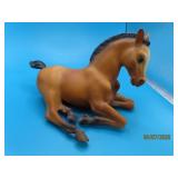 vtg BREYER 7" Horse "Lying Down Foal Buckskin"