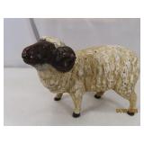 Antique 7.5" RAM SHEEP DoorStop Figurine
