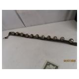 Antique 24" x 1.25" Sleigh Bells Door/Decor