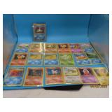 (19) sleeved c1999 POKEMON Cards