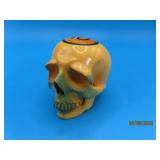 Carved 2" SKULL Pool 10 BALL Figure *signed/mark*
