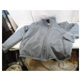 COLUMBiA mensXXL Gray MedWt Jacket Coat Gray