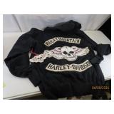 New vtg SKULL&WINGS Harley XXL Hoodie R.M.H.D. $$