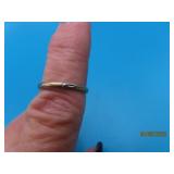 18kt Gold sz6.25 Banded Ring 1.6g