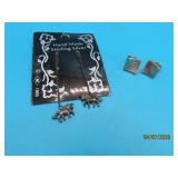 (2) sets Sterling Earrings Unicorn & Square 4g