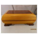 Handmade Wooden Inlaid 13" Jewelry/Stash Box