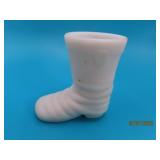 vtg Imperial? Glass 3" SatinType Boot Shoe