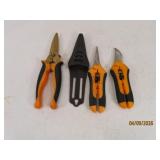(3) FISKARS precise Plant Scissor Trimmers