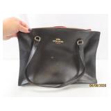 black COACH Handbag Purse *good out* dirty in*