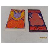 (2) c1960s GRATEFUL DEAD BlackLight Type Postcards