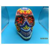 Huichol Beaded Art SKULL HEAD 7" Sculpture EXC