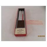 unused c1960s AIRGUIDE In/Outdoor Thermometer 11"