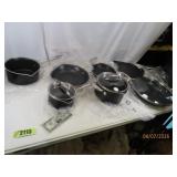New EMERIL Black NonStick 10p Kitchen Cookware SET