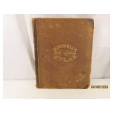 1800s Atlas antique SCRAPBOOK modified NEAT