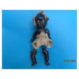 antique Black Americana Porcelain 4" Kewpie Doll