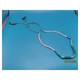 Beaded Turq Fetish Pawn Beadwork Eyeglass Neck Hld
