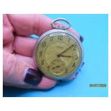 c1920 Art Deco ELGIN Pocket Watch AS IS 1 5/8"
