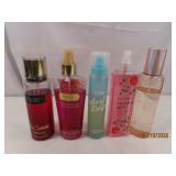 (5) Bottles VIC SECRET~aura~BODYCOLOGY Sprays