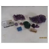 (10) asst Crystals & Mineral Specimen Amethyst et