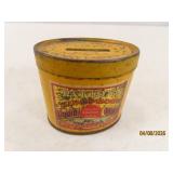 Rare antique 2.25" PATTONS PAINTS Adv  Bank Tin
