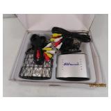 New SainSonic 2pc AV Sender Receiver Silver