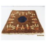 vintage 12" Native Amer Handwoven Accent Rug