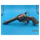 Pistol Gun (1979) 5.5" Belt Buckle INDIANA Metal