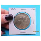 1923 US Silver PEACE Dollar Coin