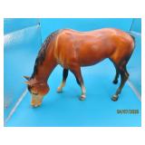 vintage BREYER 10" Horse "Brown Grazing Mare"