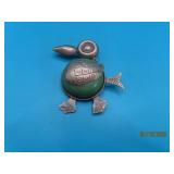 vtg Sterling PLATA 2" Mexican Duck Pin 21g