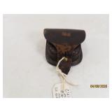 Civil War era Army Cap Leather Pouch name Soldier