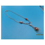 vintage Teardrop 15" Gold Filled Necklace 13g