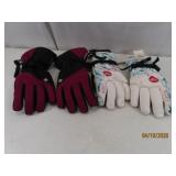 (2) COLUMBIA~ROXY Winter Womens MED Gloves