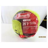 COLEMAN Mantauk 20deg Green Big/Tall Sleeping Bag